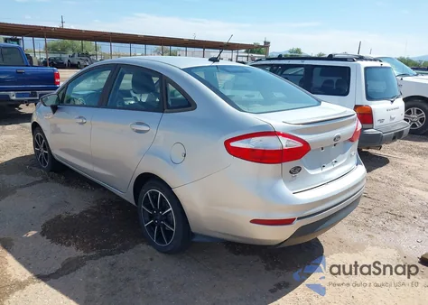 2019 Ford Fiesta Se из США, поврежденный, VIN 3FADP4BJ7KM125030